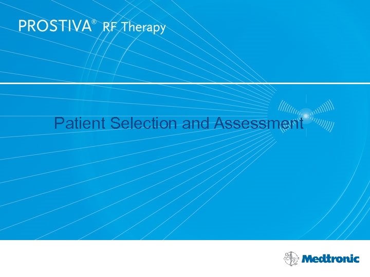 Patient Selection and Assessment 