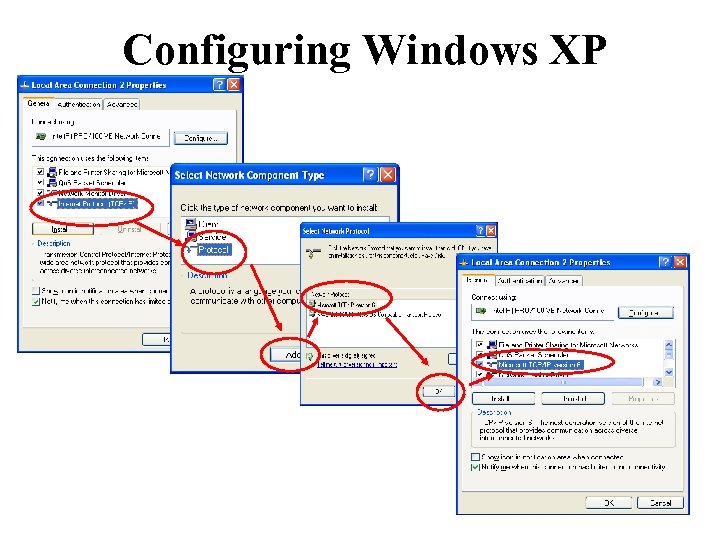 Configuring Windows XP 