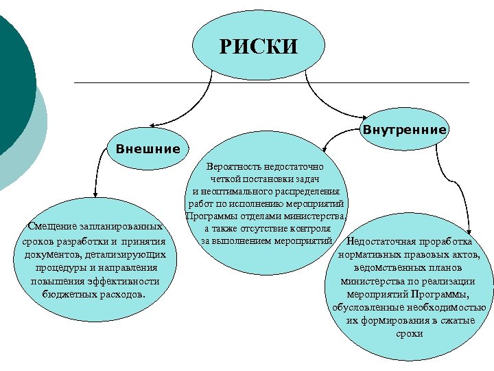 Внутренние риски проекта