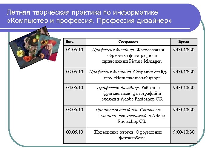 Творческий проект по информатике