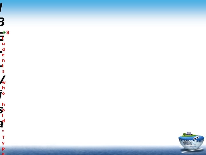 I B E V i s a v. S t u d e n