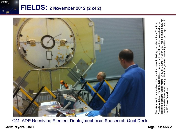 This document contains technical data that is controlled by the International Traffic in Arms