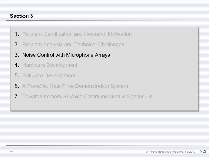 Section 3 1. Problem Identification and Research Motivation 2. Problem Analysis and Technical Challenges