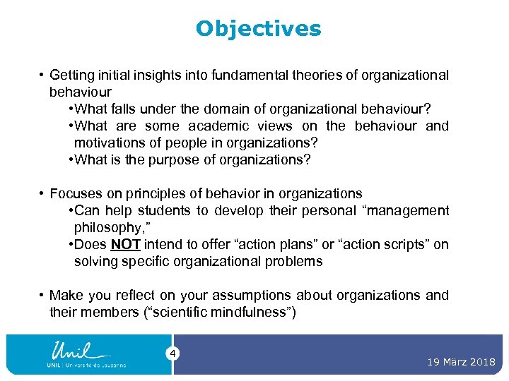 Theories Of Organisational Behaviour