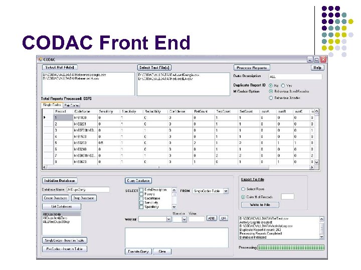 CODAC Front End 