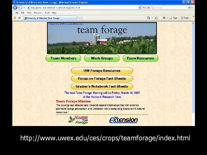 http: //www. uwex. edu/ces/crops/teamforage/index. html 