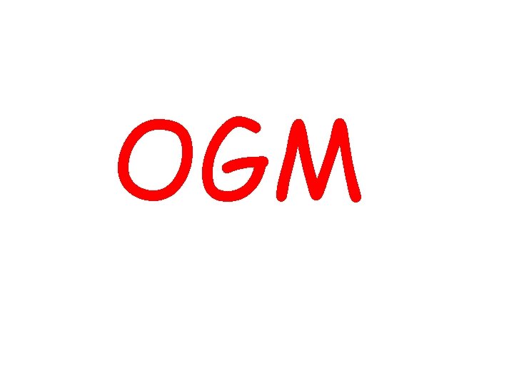 OGM 