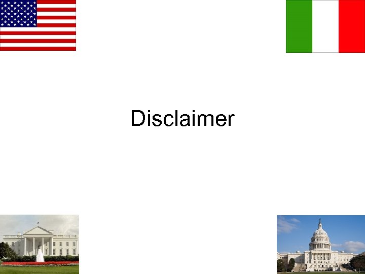 Disclaimer 