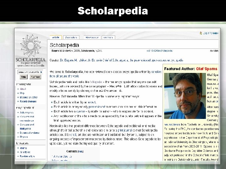 Scholarpedia 