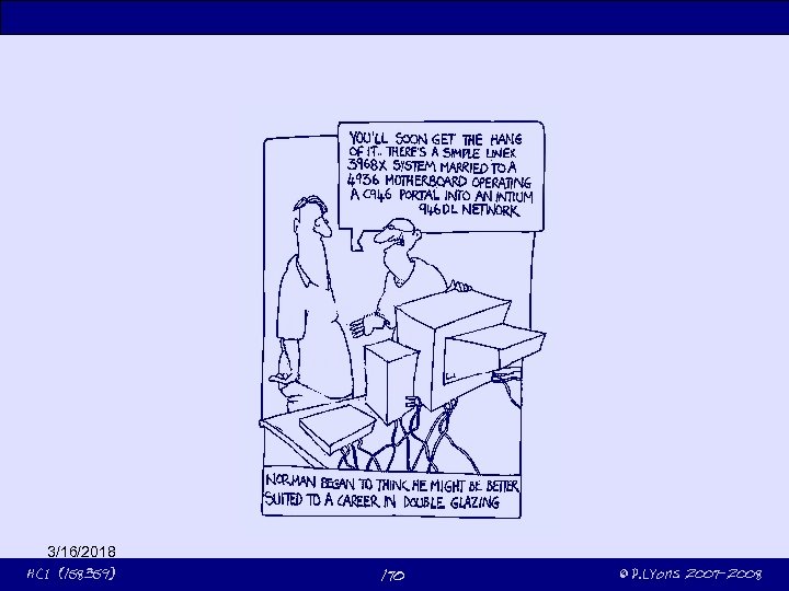 3/16/2018 HCI (158359) 170 © P. Lyons 2007 -2008 