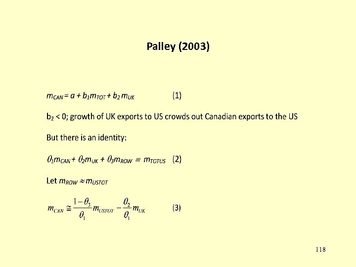 Palley (2003) 118 