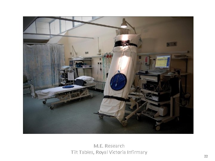 M. E. Research Tilt Tables, Royal Victoria Infirmary 22 