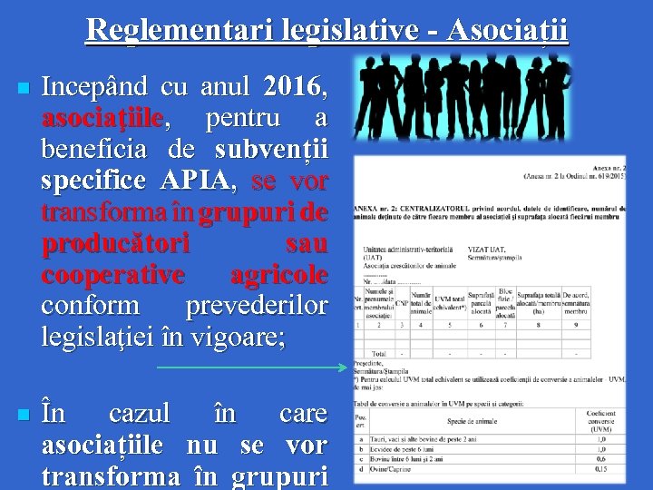 Reglementari legislative - Asociații n Incepând cu anul 2016, asociaţiile, pentru a beneficia de