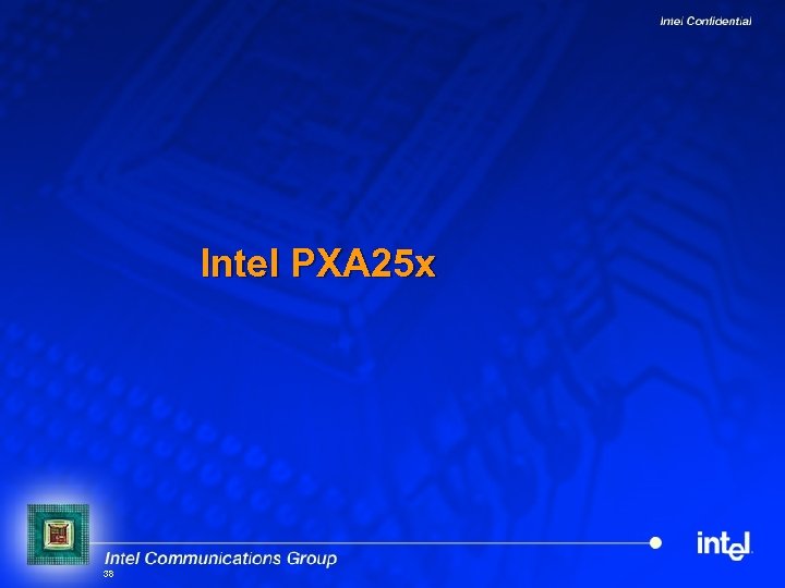 Intel PXA 25 x 38 