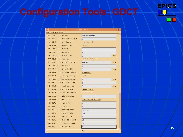 Configuration Tools: GDCT 45 