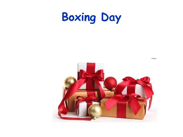 Boxing Day 