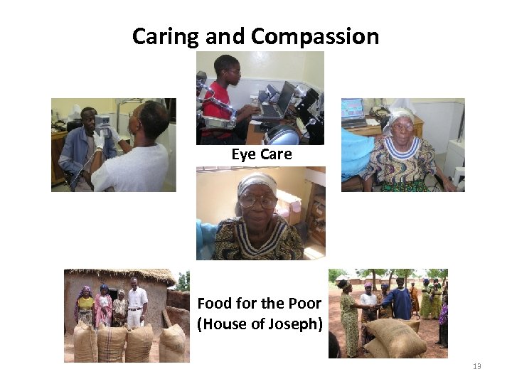 Caring and Compassion Eye Care Food for the Poor (House of Joseph) 13 