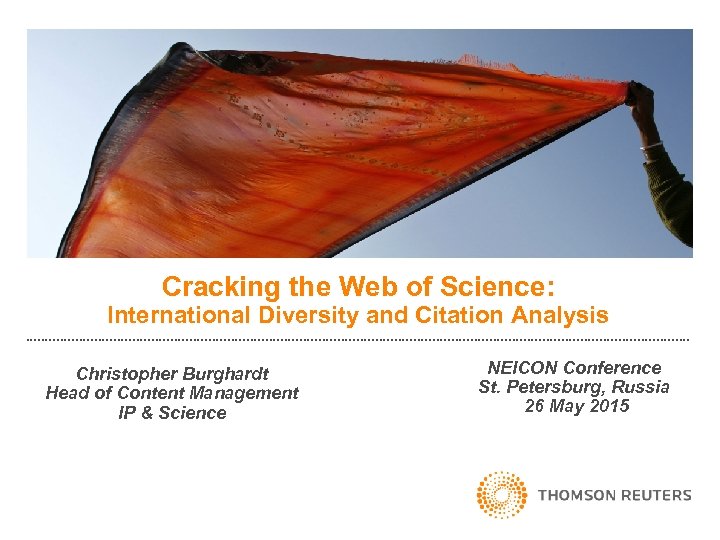 Cracking the Web of Science: International Diversity and Citation Analysis Christopher Burghardt Head of