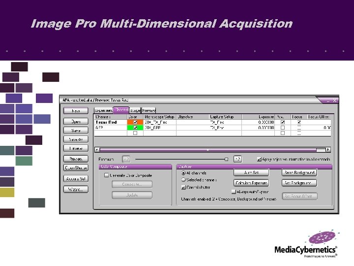 Image Pro Multi-Dimensional Acquisition 