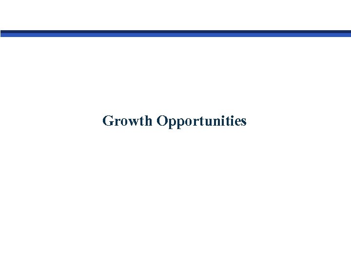 Growth Opportunities 