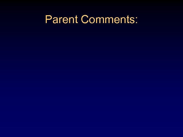 Parent Comments: 