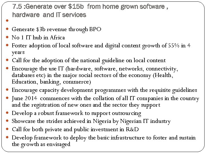 7. 5 : Generate over $15 b from home grown software , hardware and