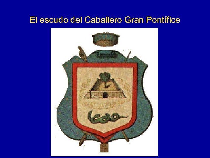 El escudo del Caballero Gran Pontífice 