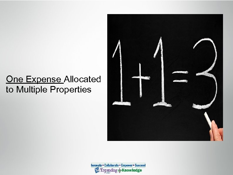 One Expense Allocated to Multiple Properties 