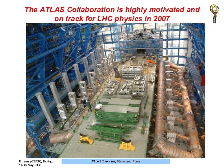 The ATLAS Collaboration is highly motivated and on track for LHC physics in 2007