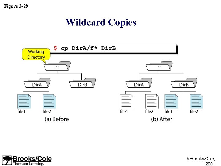Figure 3 -29 Wildcard Copies ©Brooks/Cole, 2001 