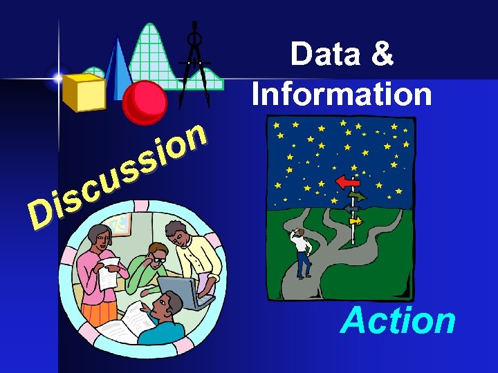 Data & Information n io s us sc i D Action 