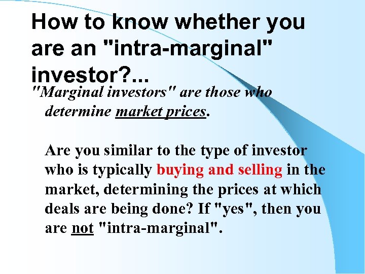 How to know whether you are an 