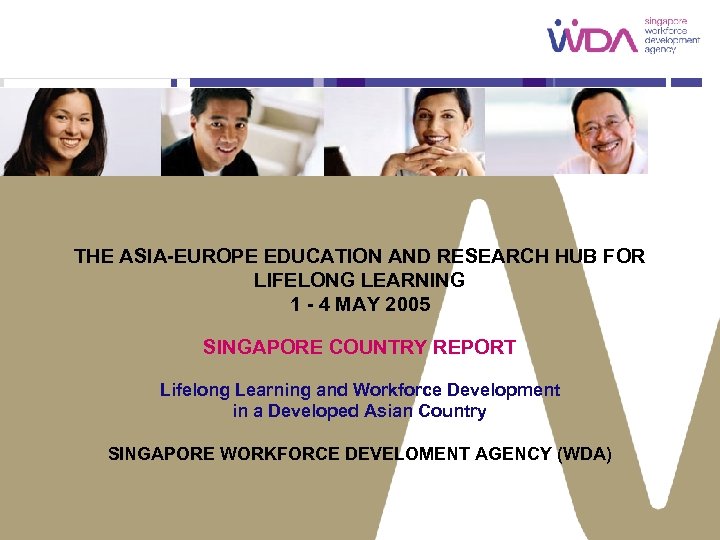 THE ASIA-EUROPE EDUCATION AND RESEARCH HUB FOR LIFELONG LEARNING 1 - 4 MAY 2005