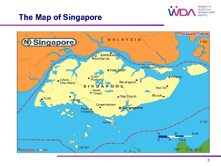 The Map of Singapore 5 
