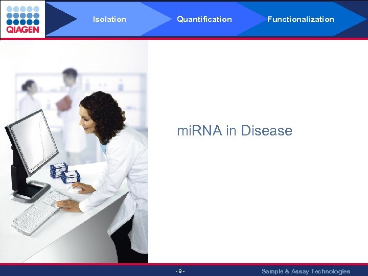 Isolation Quantification Functionalization mi. RNA in Disease - 9 - Sample & Assay Technologies