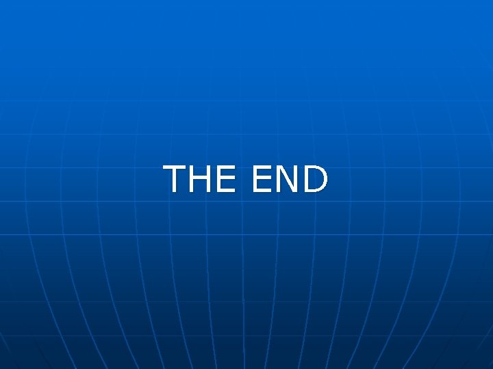 THE END 