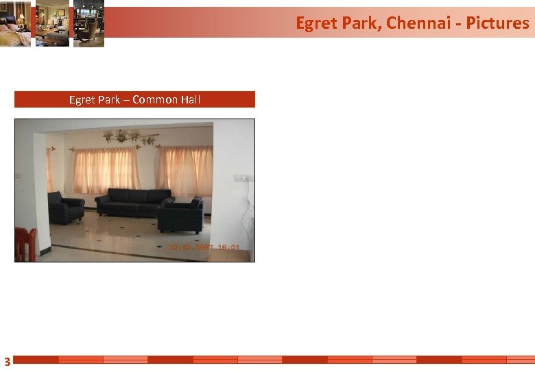 Egret Park, Chennai - Pictures Egret Park – Common Hall 3 