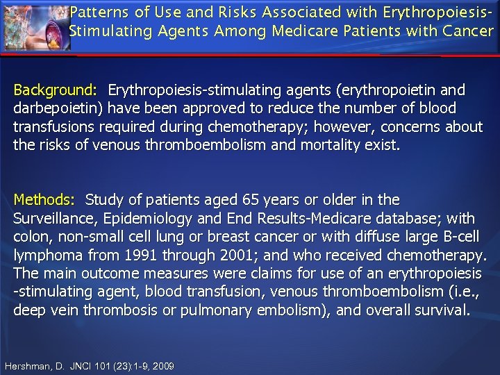 Patterns of Use and Risks Associated with Erythropoiesis. Stimulating Agents Among Medicare Patients with