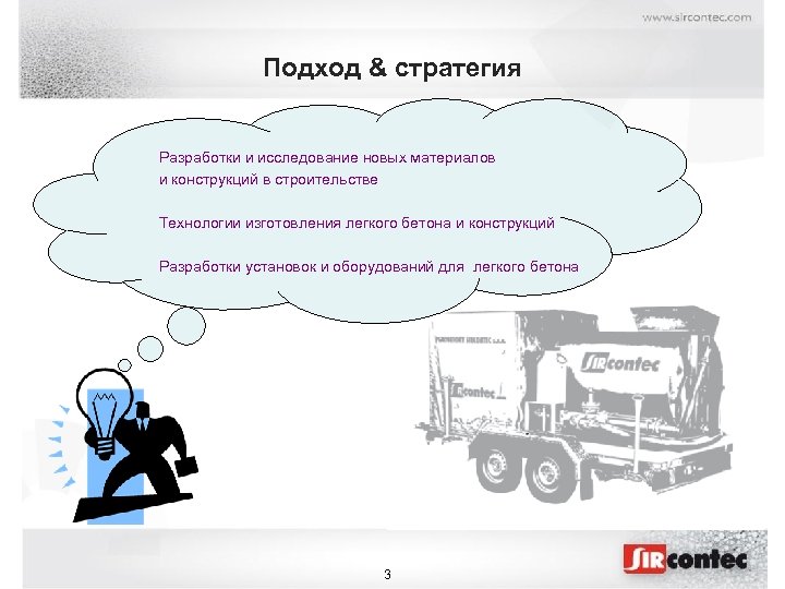 Подход & стратегия Разработки и исследование новых материалов и конструкций в строительстве Технологии изготовления