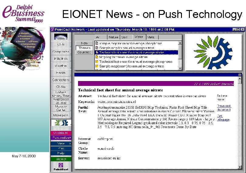 EIONET News - on Push Technology 