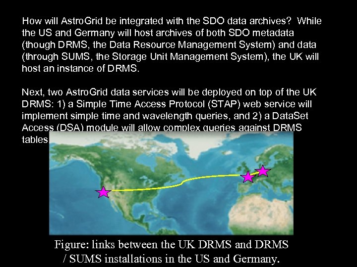 How will Astro. Grid be integrated with the SDO data archives? While the US