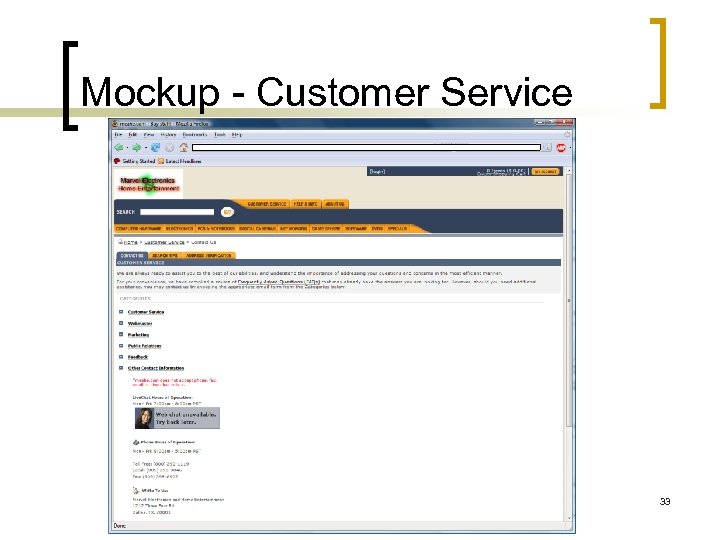Mockup - Customer Service 33 