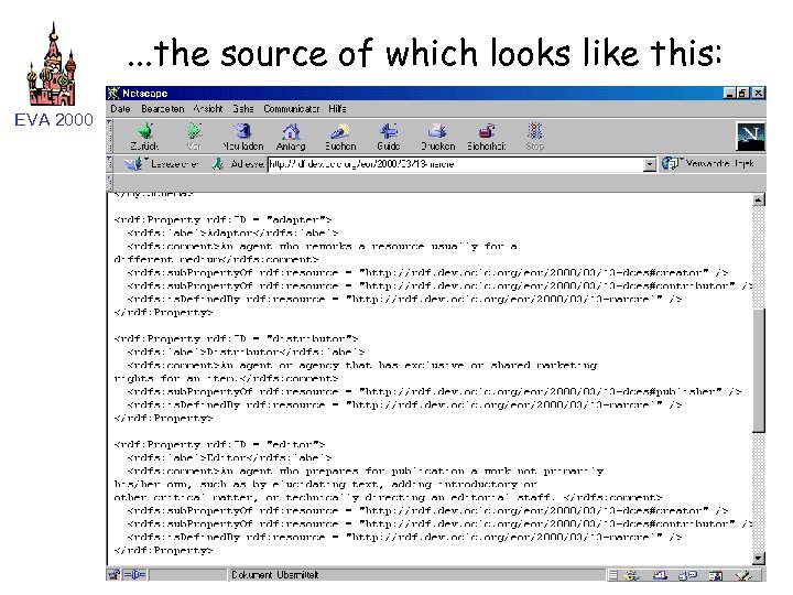 . . . the source of which looks like this: EVA 2000 
