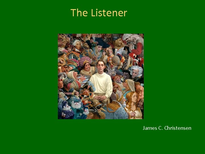 The Listener James C. Christensen 