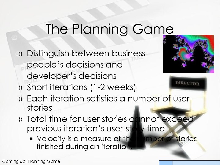 The Planning Game » Distinguish between business people’s decisions and developer’s decisions » Short