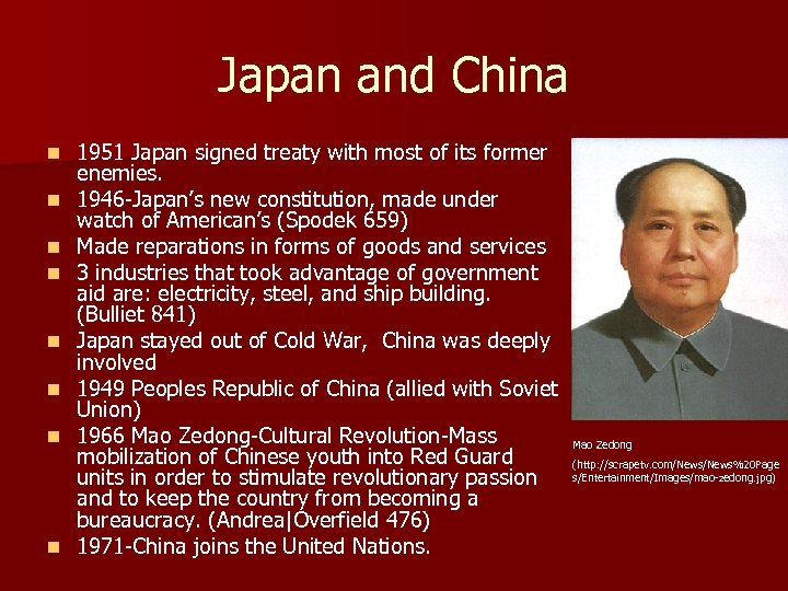 Japan and China n n n n 1951 Japan signed treaty with most of