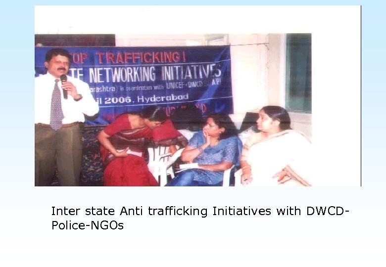 Inter state Anti trafficking Initiatives with DWCDPolice-NGOs 