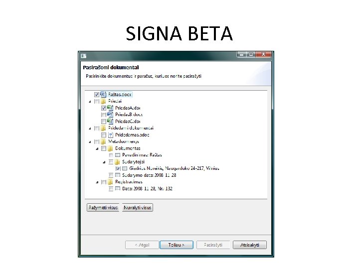 SIGNA BETA 