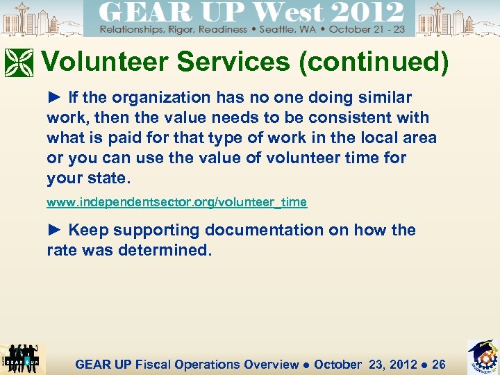 Ì Volunteer Services (continued) ► If the organization has no one doing similar work,