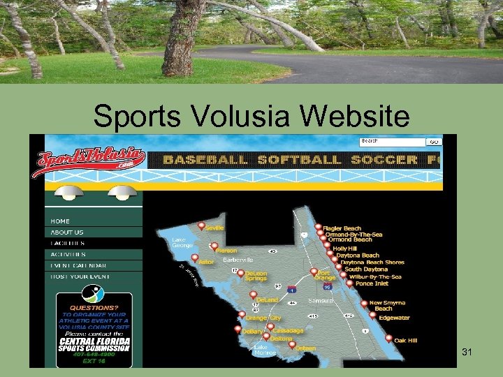 Sports Volusia Website 31 
